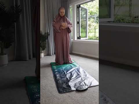 Noorly Smart Interactive Prayer Mat in use